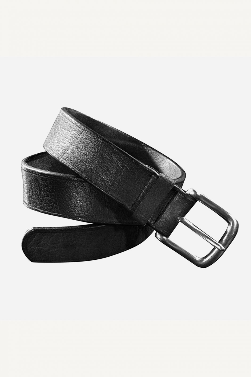 Belt Bag No. 114, Vintage Black Leather Belt Bag