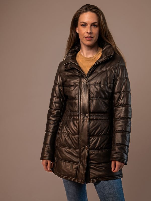 Chamonix Ladies Quilted Leather Coat, 3.579,00 €