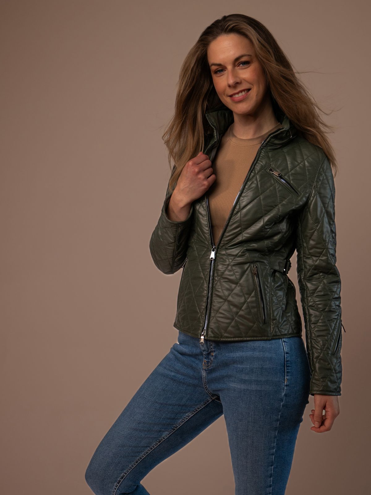 Virginia Ladies € Leather Jacket, Quilted 2.499,00